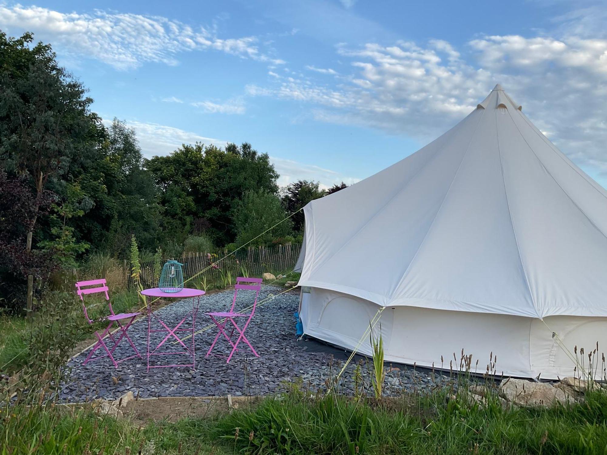 Glamping Meadow Bell Tent Stithians Екстериор снимка