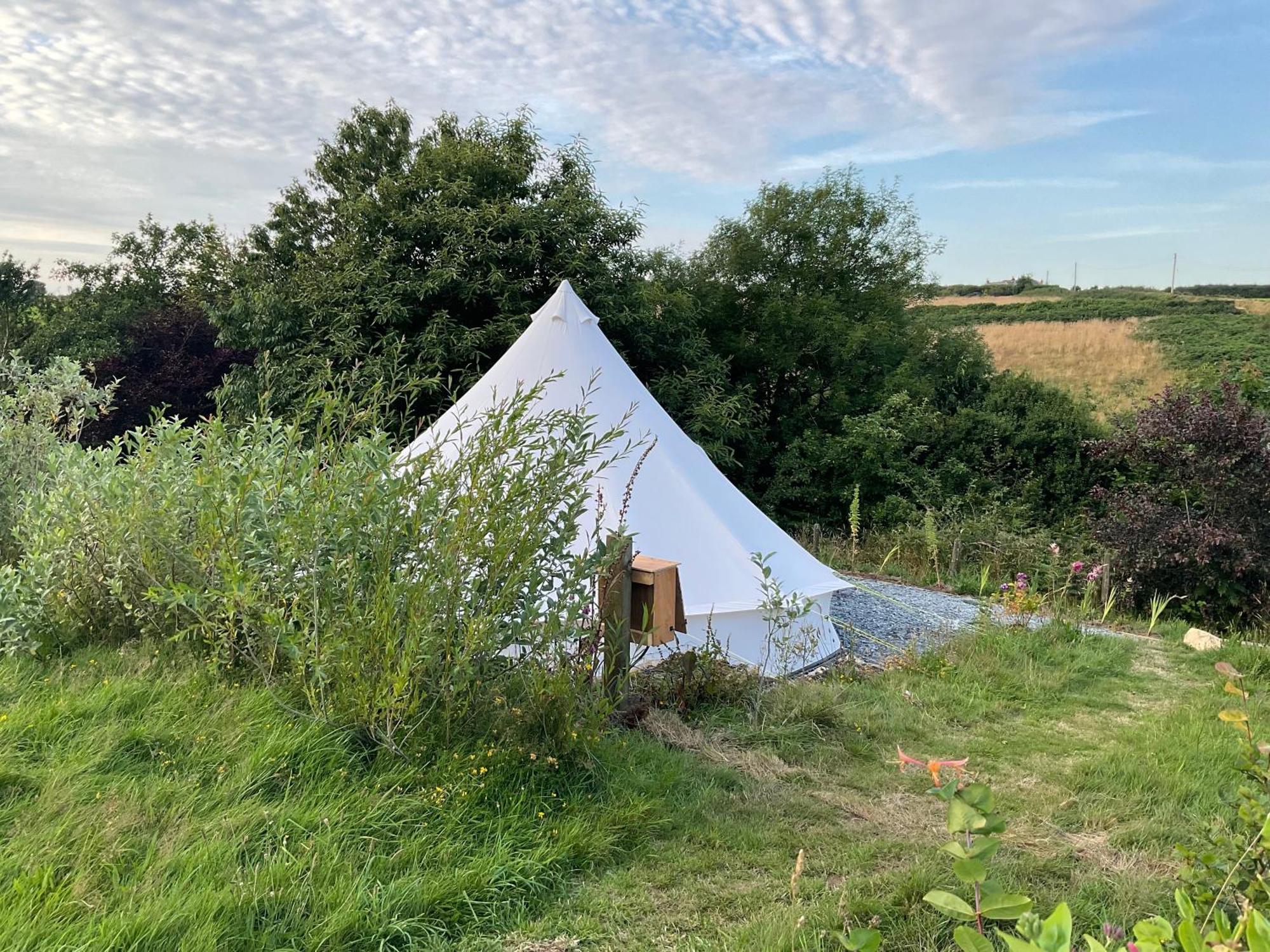 Glamping Meadow Bell Tent Stithians Екстериор снимка