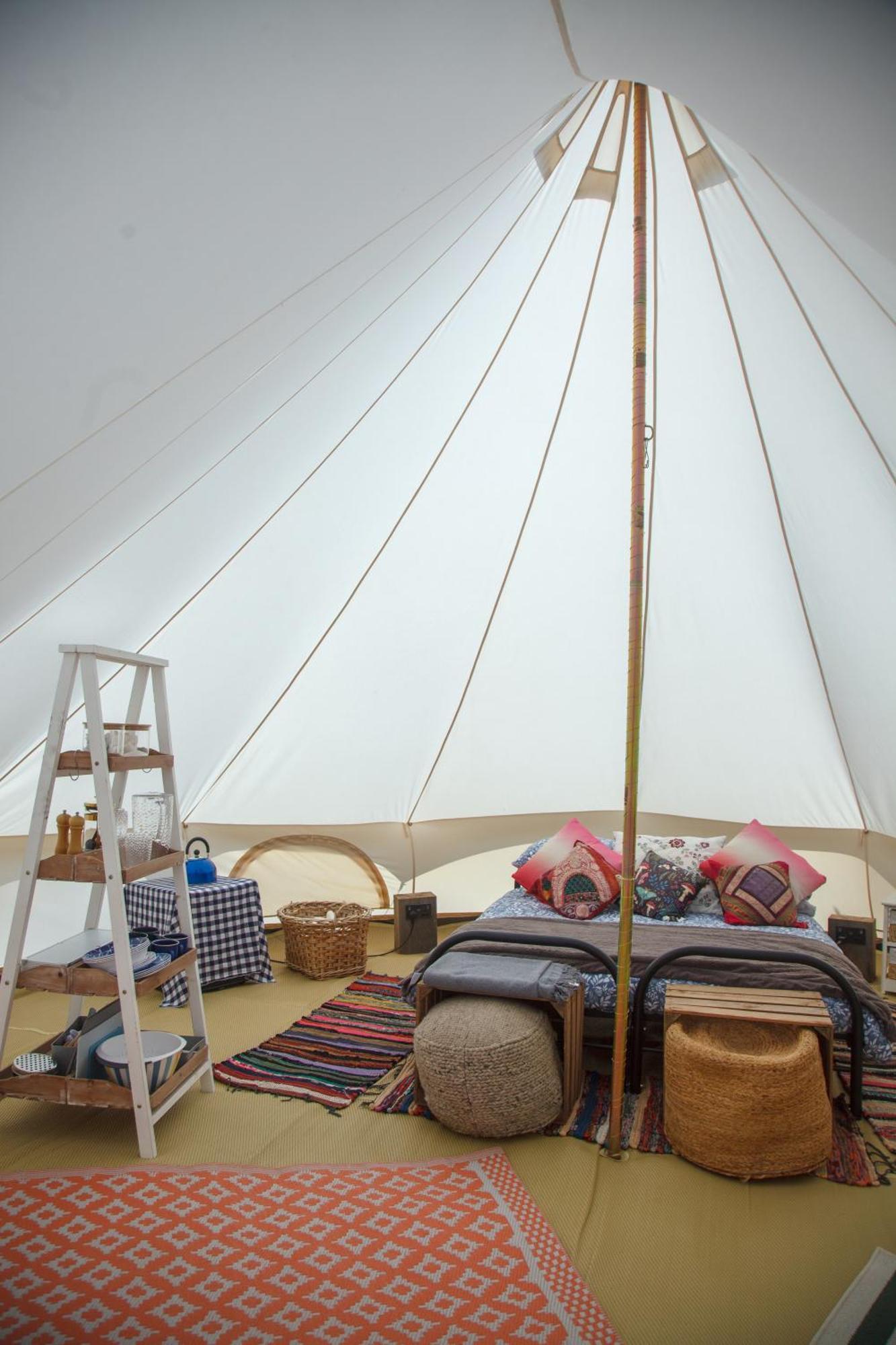 Glamping Meadow Bell Tent Stithians Екстериор снимка