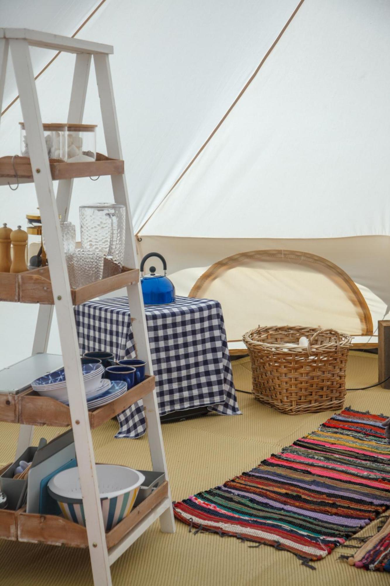 Glamping Meadow Bell Tent Stithians Екстериор снимка