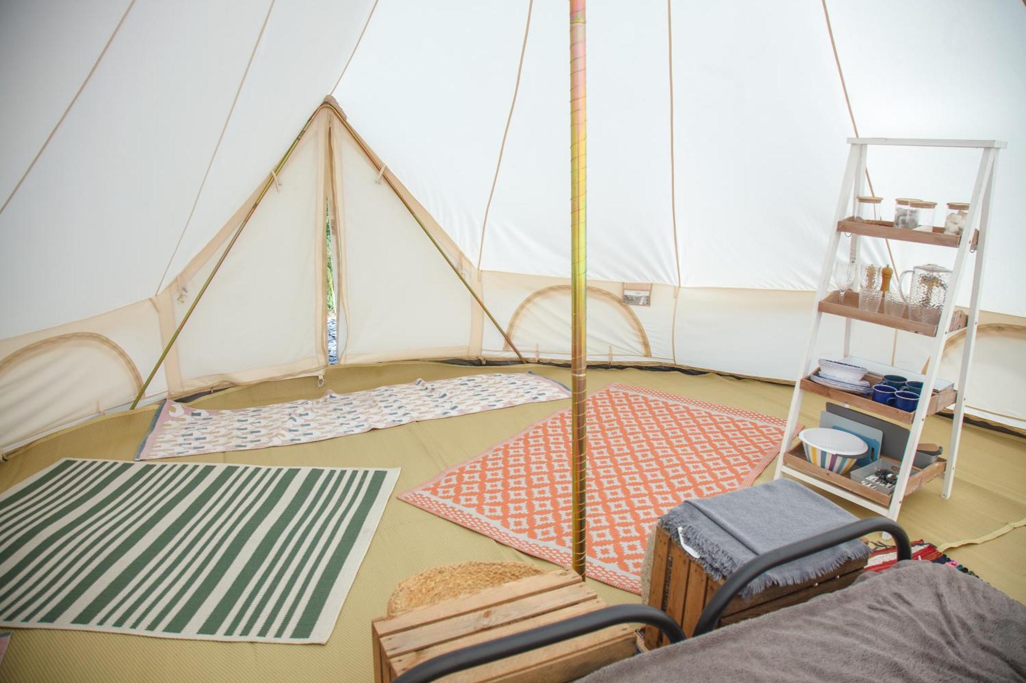 Glamping Meadow Bell Tent Stithians Екстериор снимка