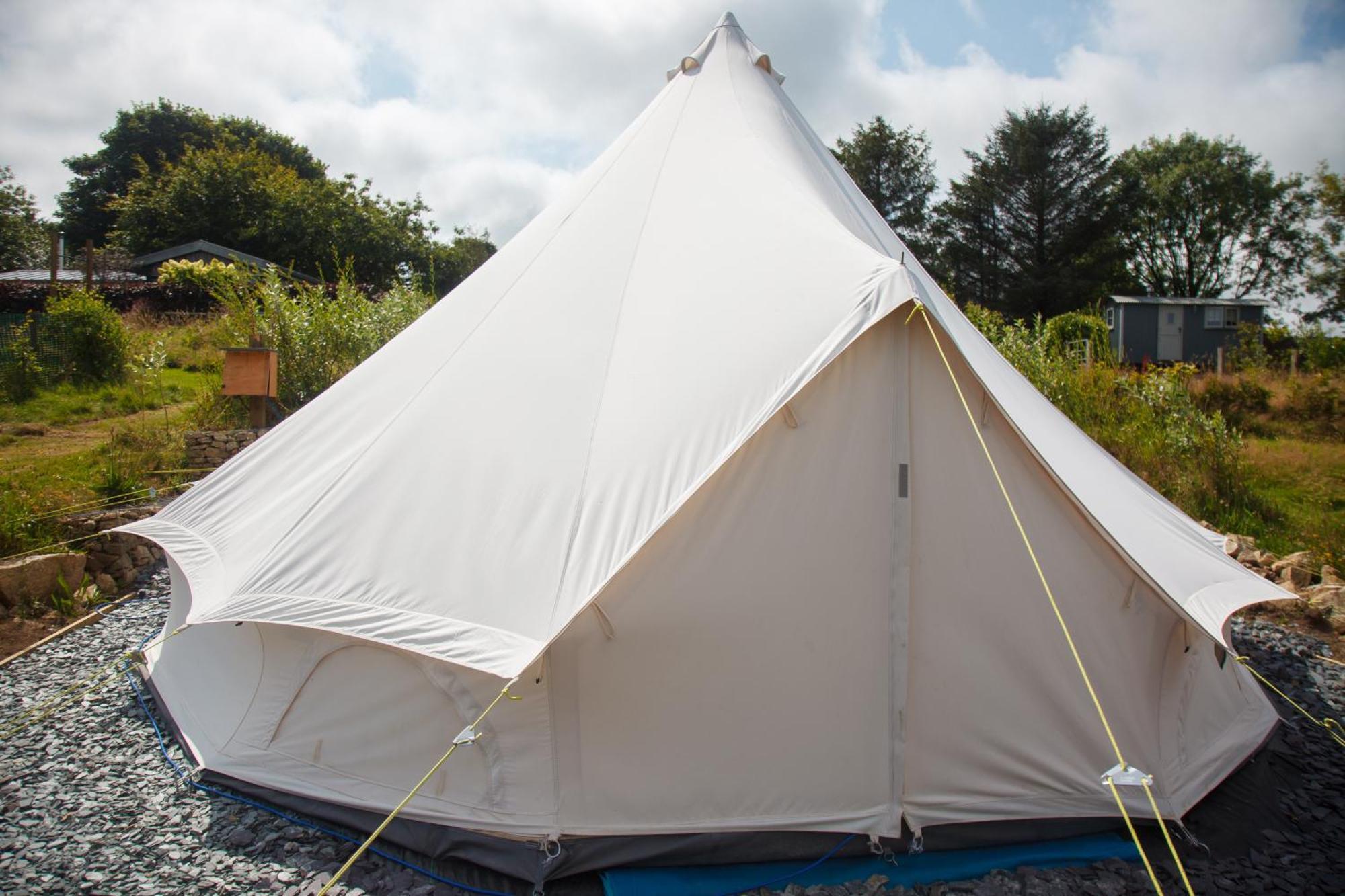 Glamping Meadow Bell Tent Stithians Екстериор снимка